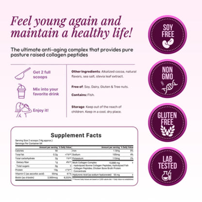 NA Multi Collagen Peptides - 5 Types in 1